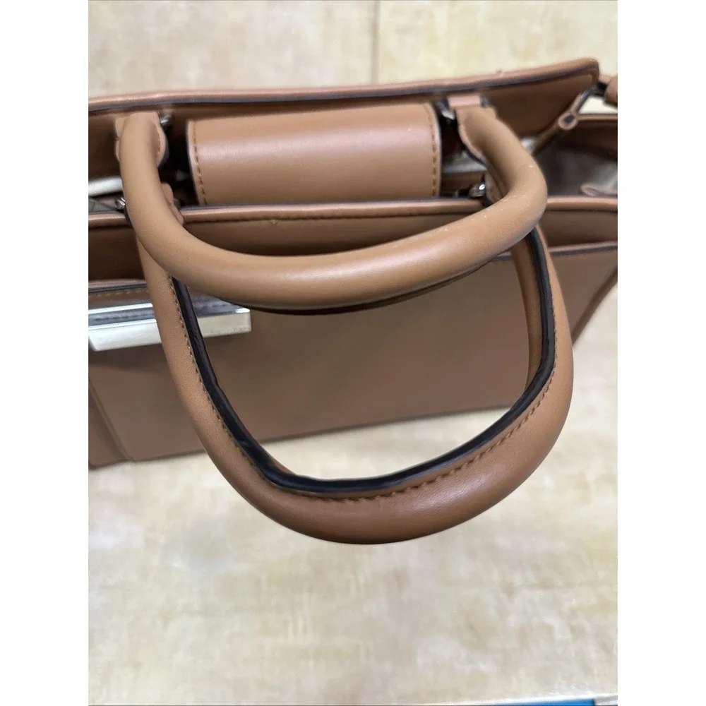 Calvin Klein Jade Tailored‎ Satchel Designer Woman's Handbag WOW!